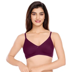 Cotton Lycra Non-Padded Wire Free T-Shirt Bra #1025