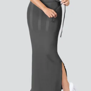 Inskirt Saree Shapewear - Grey