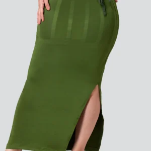 Inskirt Saree Shapewear - Green