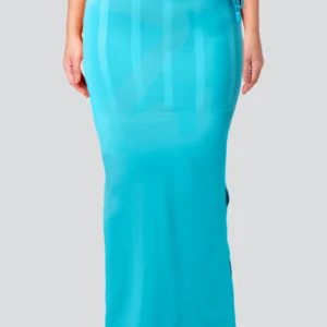 Inskirt Saree Shapewear - Turquoise Blue