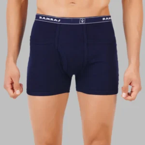 Men 100% Combed Cotton Assorted Colour Pocket Trunk Softex