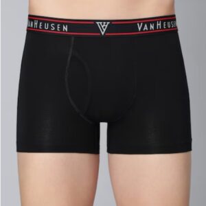 Men's Black Solid Trunk