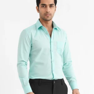 Men's Twill Wrinkle Free Solid Shirt