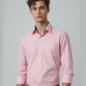 Men's Twill Wrinkle Free Solid Shirt