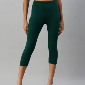 Leggings Capri-Green