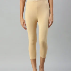 Leggings Capri-Beige