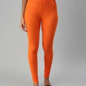Churidar Leggings - Orange