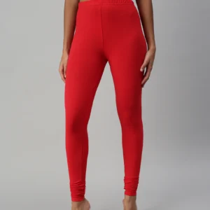 Churidar Leggings - Red