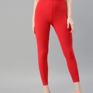 Ankle Leggings - Red