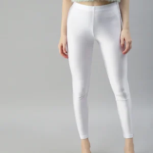 Shimmer Leggings -White