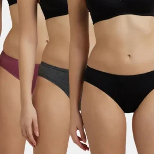Medium Coverage Super Combed Cotton Bikini- Dark Assorted # 1410