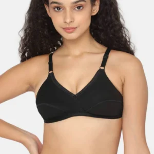 Naidu Hall Medium Coverage Non-Padded Broad & Adjustable Straps Cotton Saree Bra - Lovable