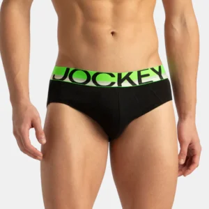 Super Combed Cotton Solid Brief with Ultrasoft Waistband #FP01
