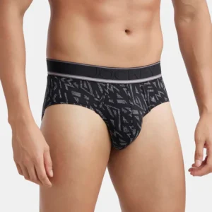 Tencel Micro Modal Elastane Stretch Printed Brief with Natural StayFresh Properties #HG29