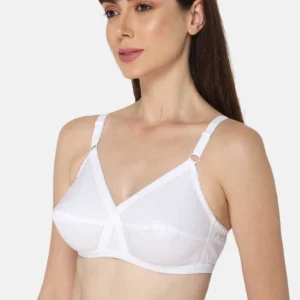 Full Coverage Non-Padded Adjustable Strap Heritage Collection Saree Bra - Cross