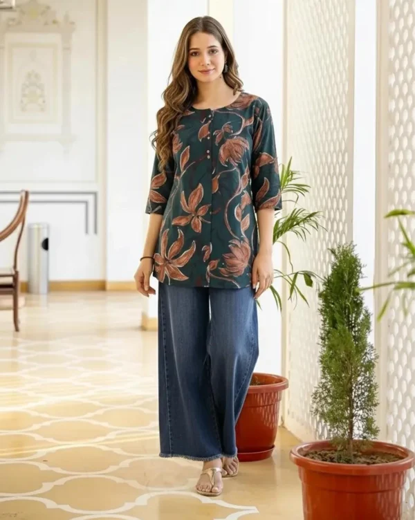 Women's Rayon Short Kurti