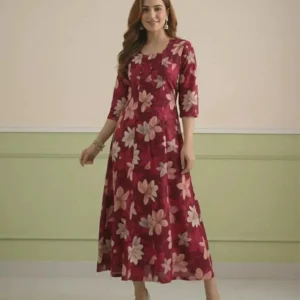 WOMEN'S COTTON FLAIR KURTI