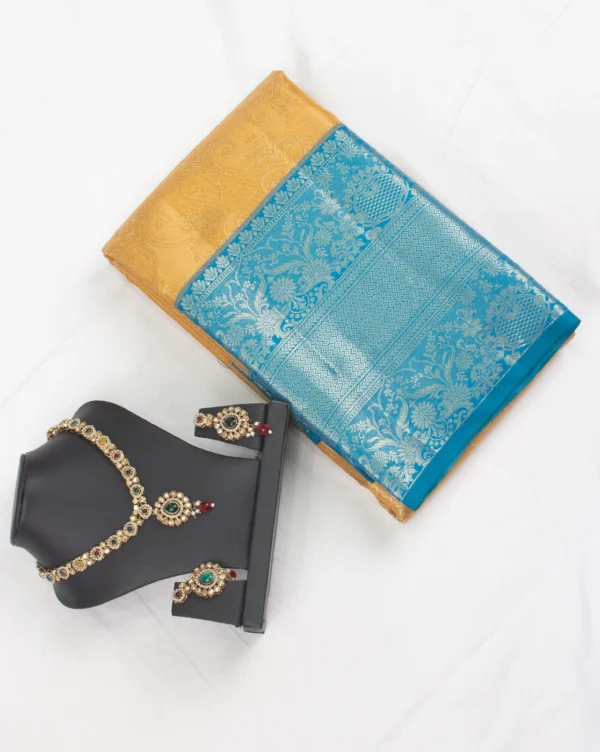 SEMI SILK TISSUE SAREE