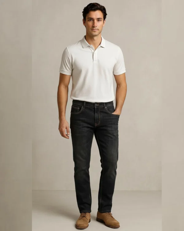 Men's Jeans Pant Relaxed Fit Black Regular