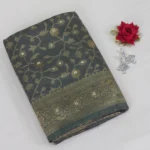 semi raw silk saree