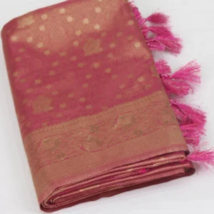 semi tissue silk saree