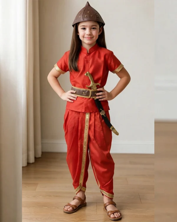 Jhansi Rani dress for competition