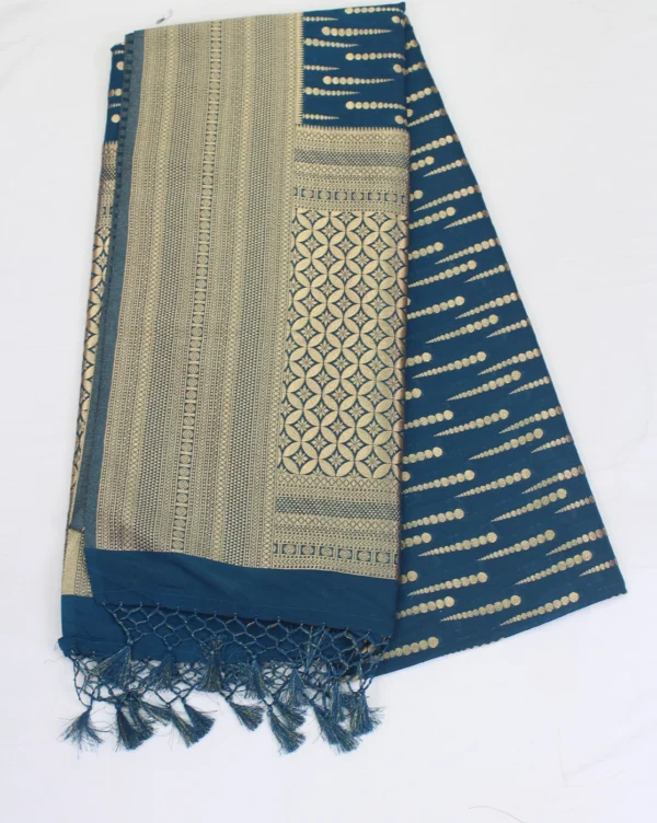 semi raw silk saree