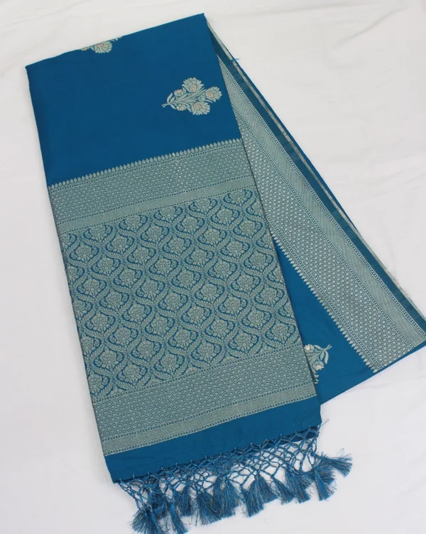 semi raw silk saree