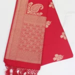 semi raw silk saree