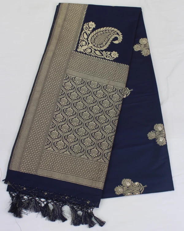 semi raw silk saree