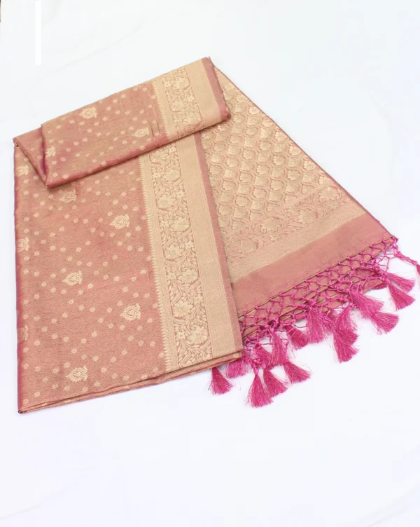 semi tissue silk saree