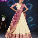 Ladies Semi Tussar Lehenga
