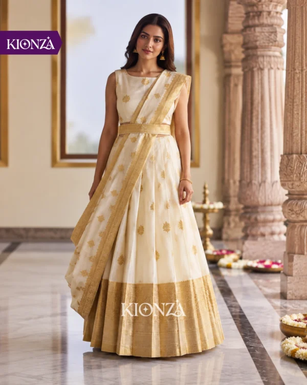 Ladies Semi Tussar Lehenga