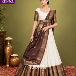 Ladies Semi Tussar Lehenga