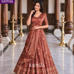 Ladies Semi Tussar Lehenga