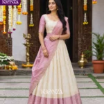 ladies lehenga semi tussar