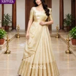 Ladies lehenga semi tussar