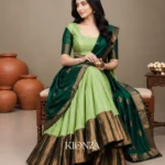 ladies lehenga semi tussar