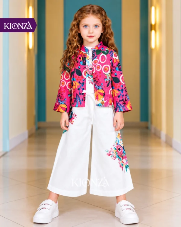 Girls Western Palazzo Set