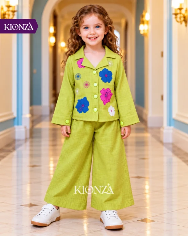 Girls Western Palazzo Set