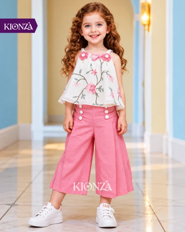 Girls Western Capri Set