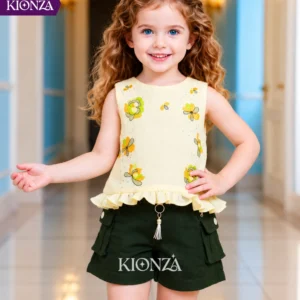 Girls Western Denim Set