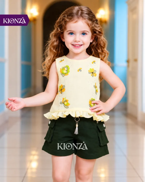 Girls Western Denim Set