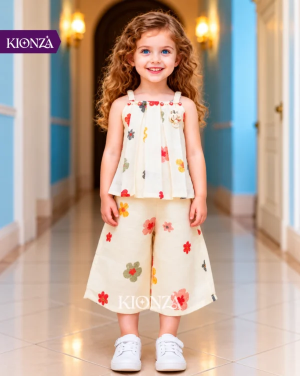 Girls Western Capri Set