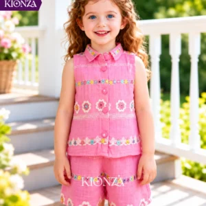 Girls Western Denim Set