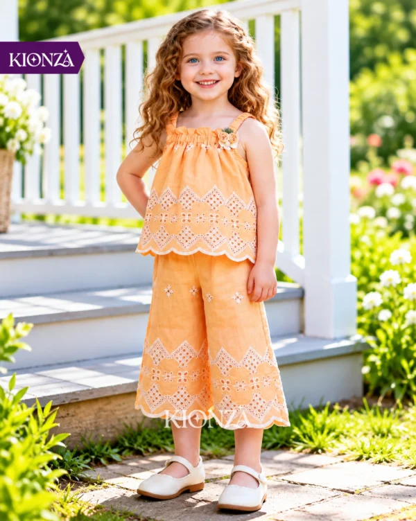 Girls Western Denim Set