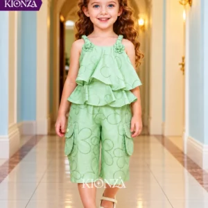 Girls Western Capri Set