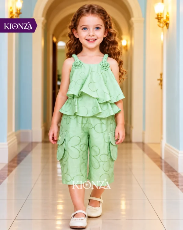 Girls Western Capri Set