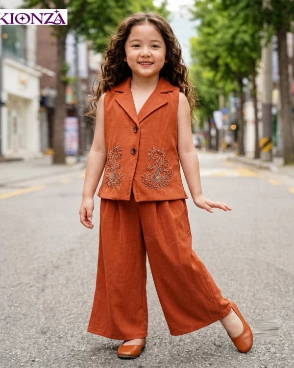 Girls Western Palazzo Set