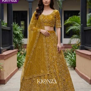 Ladies Lehenga Netted Work